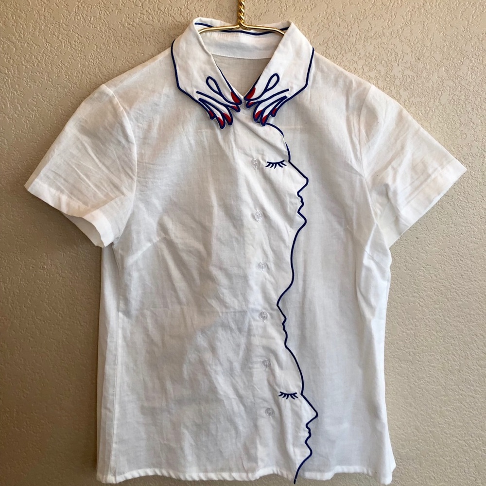 Abstract Button Up